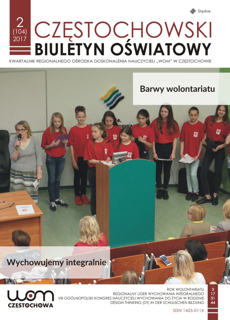 Numer 2(104)2017 | Częstochowski Biuletyn Oświatowy